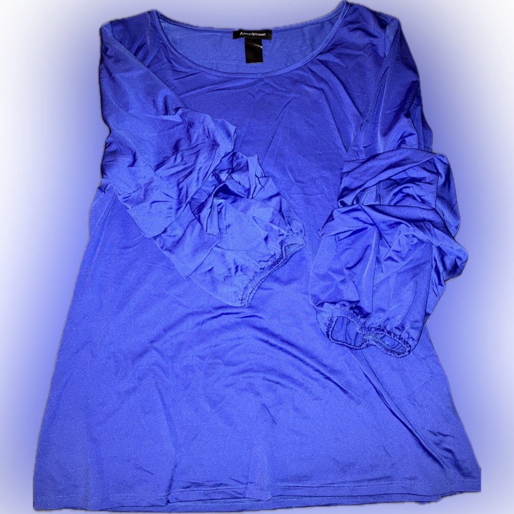 Ruffle sleeve knitting too